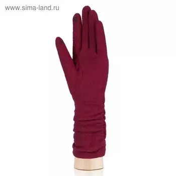 Перчатки женские, размер M, цвет гранатовый