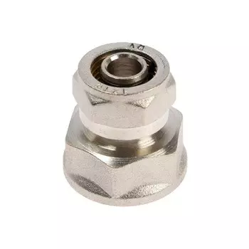 Переходник AQUALINK, обжимной, d=16 мм х 3/4", цанга/гайка