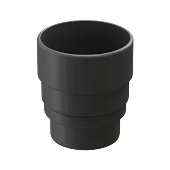 Муфта - переходник для водостока DCKE LUX/PREMIUM, цвет графит