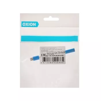 Переходник OXION, с Lightning на Jack 3.5, музыка + гарнитура, белый