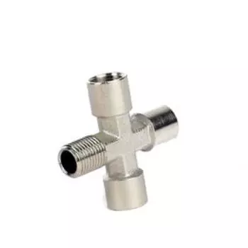 Переходник PATRIOT 1259/2, крестовина, 1/4"MFFF