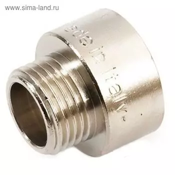 Переходник STOUT SFT-0008-000112, 1" x 1/2", внутренняя/наружная резьба, никел. латунь