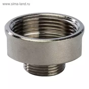 Переходник STOUT SFT-0008-011434, 1 1/4" x 3/4", внутренняя/наружная резьба, никел. латунь