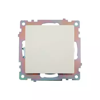 Переключатель 1-клавишный (механизм), 250В, 10А, серия Катрин, GLS10-7105-01, белый