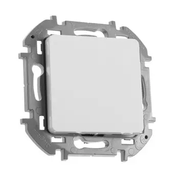 Переключатель Legrand INSPIRIA, 1 клавиша, 10 AX, 250 В, белый