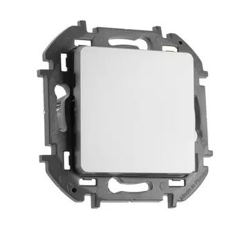 Переключатель Legrand INSPIRIA, 1 клавиша, 10 AX, 250 В, алюминий
