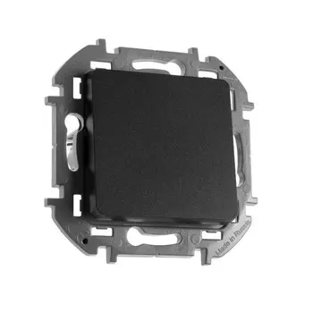 Переключатель Legrand INSPIRIA, 1 клавиша, 10 AX, 250 В, антрацит