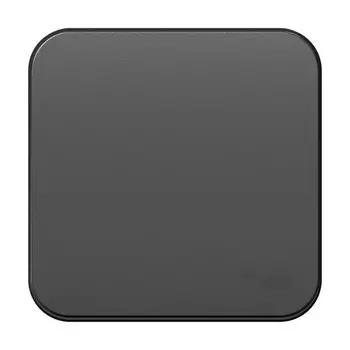 Переключатель проходной SE Blanca, 10 А, 1 клавиша, IP20, накладной, цвет антр., BLNVA106016