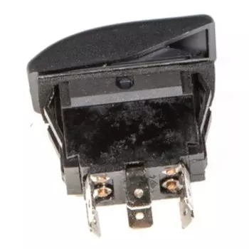 Переключатель Skipper 1011601, пластик черный, -15АА, 12V