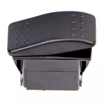 Переключатель Skipper SW21UF18204P, пластик черный, -20АА, 12V