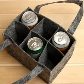 Переноска для банок 6 отсеков