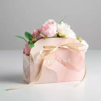 Коробка-переноска для цветов складная Present, 17137 см
