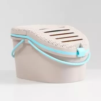 Переноска "Мур-мяу" для животных 45 x 37,5 x 41 см, св-бежевый