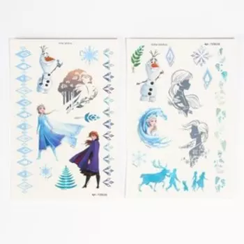 Переводные татуировки детские «Холодное сердце», 21 шт., светятся в темноте