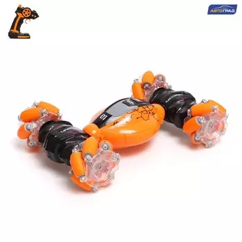 Перевёртыш радиоуправляемый CLIMBER, 1:16, 4WD, световые эффекты, работает от аккумулятора, цвет оранжевый