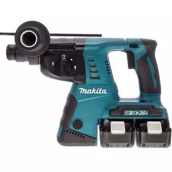 Перфоратор аккумуляторный Makita DHR263RF4, 36 В, 43 Ач, SDS+, 3 режима, 2.5 Дж, кейс
