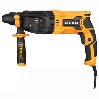 Перфоратор DEKO DKH1200W, сетевой, в кейсе, 1200 Вт, 3.2 Дж, 1150 об/мин, 5300 уд/мин