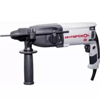 Перфоратор "ИНТЕРСКОЛ" П-30/900ЭР, 220 В, 900 Вт, 1050 об/мин, 5100 уд/мин, 3.3 Дж, SDS+, кейс 758