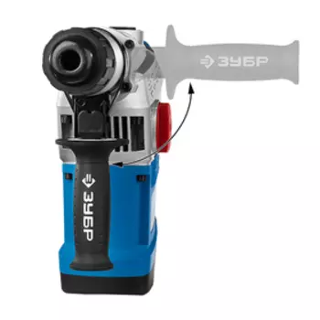 Перфоратор «ЗУБР» ЗПМ-40-1250 ЭВК, SDS-Max, 10 Дж, 6.8 кг, 1250 Вт, кейс