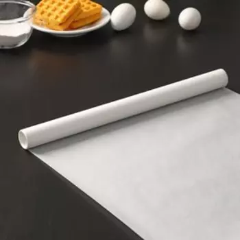 Пергамент силиконизированный Доляна, 38 см5 м, жиростойкий, белый