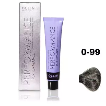 Перманентная крем-краска для волос, тон 0/99 , зелёный , 60 мл