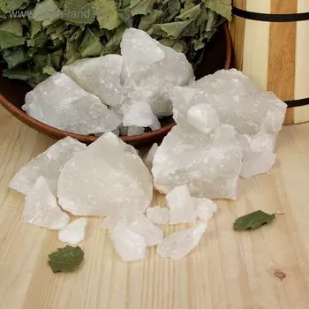 Персидская белоснежная соль "Добропаровъ", колотая, 50-120мм, 5кг