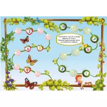 Первые развивающие наклейки. Цифры