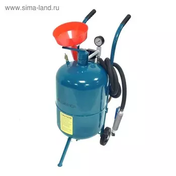 Пескоструйный аппарат Forsage F-SB10, напорного типа, 38 л, 710 л/мин, 8.5 атм, 2,5 м