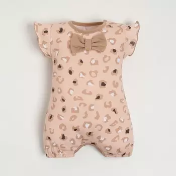 Песочник детский, цвет бежевый/леопард, рост 68 см