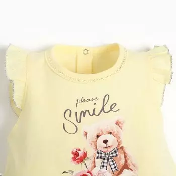 Песочник для девочки, цвет жёлтый, рост 68 см