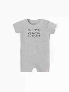 Песочник Крошка Я Melange, рост 68-74, серый