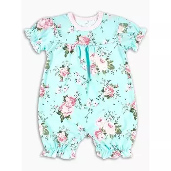 Песочник с кокеткой One, рост 74 см, цвет мятный