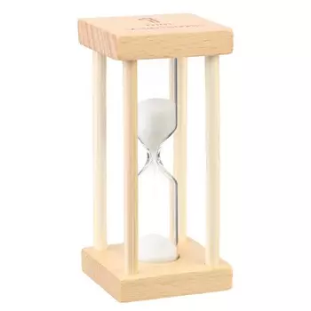 Песочные часы "Африн", на 1 минуту, 8.5 х 4 см, белый песок