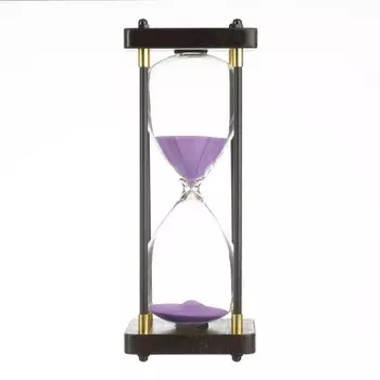 Песочные часы "Бесконечность", на 30 минут, 25 х 9.5 см, песок фиолетовый