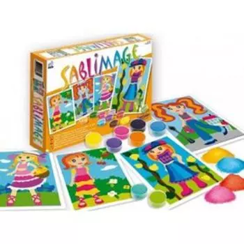 Песочные картинки «Маленькие девочки»