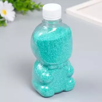 Песок цветной в бутылках "Изумруд" 500 гр