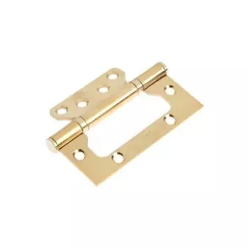 Петля-бабочка ТУНДРА, 100702.0 мм, универсальная, без врезки, цвет золото, 2 шт.