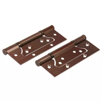 Петля-бабочка ТУНДРА, 120752.0 мм, универсальная, без врезки, цвет медь, 2 шт.