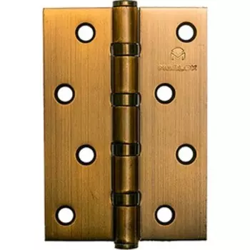 Петля дверная MARLOK, 100х70х2.5 мм, цвет кофе