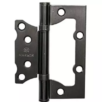 Петля дверная MARLOK, без врезки, 100х75х2.0 мм, цвет графит