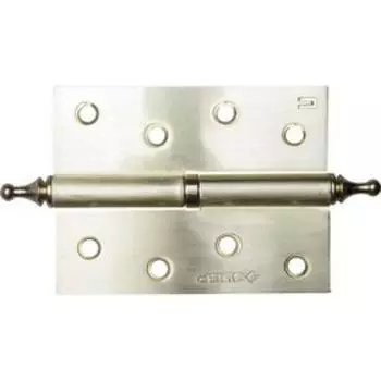 Петля дверная разъемная "ЗУБР", 1 подшип., цвет латунь, правая, крепеж, 100 х 75 х 2.5 мм, 2 шт. 5