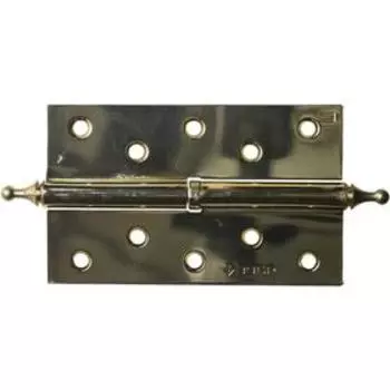 Петля дверная разъемная "ЗУБР", 1 подшип., цвет латунь, правая, крепеж, 125 х 75 х 2.5 мм, 2 шт. 5