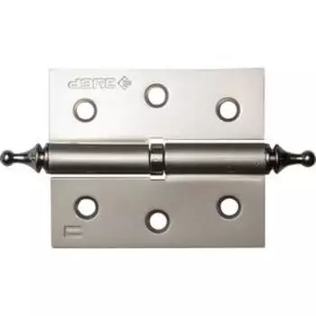 Петля дверная разъемная "ЗУБР", 1 подшип., цвет никель, правая, крепеж, 75 х 63 х 2.5 мм, 2 шт. 54