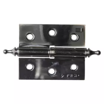 Петля дверная "ЗУБР" ЭКСПЕРТ, 75х63х2,5 мм, разъемная, правая, подшип., цвет хром, 2 шт.