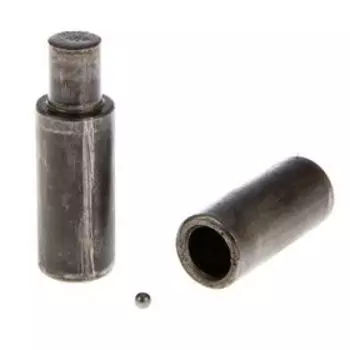 Петля гаражная с шаром, 24 х 110 мм, без покрытия