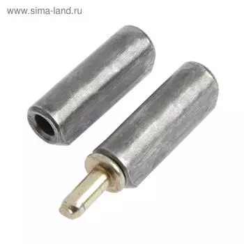 Петля гаражная ТУНДРА каплевидная, 12х80 мм, без покрытия, 1 шт.