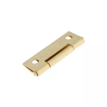 Петля карточная 1837, 36х25 мм, цвет латунь