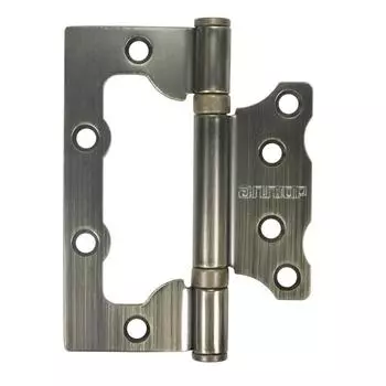 Петля накладная без врезки "АЛЛЮР" 100х75 2BB MAB КОРОБКА 2,5 мм, цвет матовая бронза, 2 шт. 6938