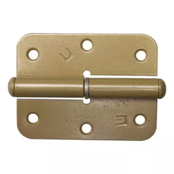 Петля накладная "РОССИЯ" ПН-85, стальная, 85 мм, правая, цвет золотой металлик