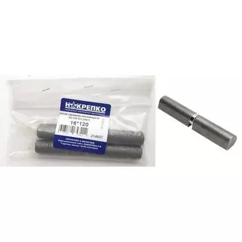 Петля "НАКРЕПКО" гаражная каплевидная 16х120, без покрытия, 2 шт.